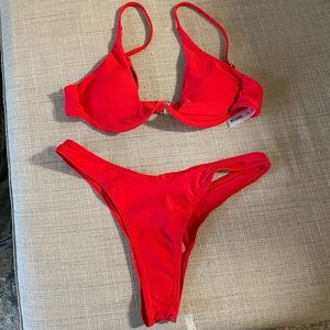 SHEIN RED BIKINI